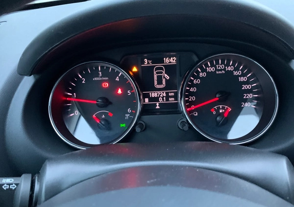 Nissan Qashqai cena 32000 przebieg: 188323, rok produkcji 2011 z Szadek małe 497